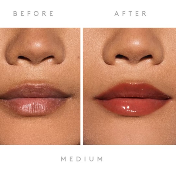 FENTY GLOSS BOMB HEAT UNIVERSAL LIP LUMINIZER + PLUMPER IN HOT CHERRY - Picture 4 of 7